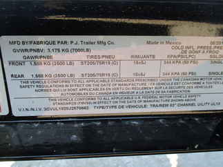 2018 PJ 83x18 UL Utility UL21832ESBK2J