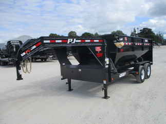 2018 PJ Trailer 83x14 DR Gooseneck Dump DRR1472BSSK-KD14083BK