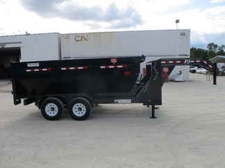 2018 PJ Trailer 83x14 DR Gooseneck Dump DRR1472BSSK-KD14083BK