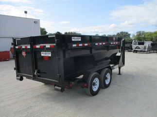 2018 PJ Trailer 83x14 DR Gooseneck Dump DRR1472BSSK-KD14083BK