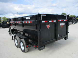 2018 PJ Trailer 83x14 DR Gooseneck Dump DRR1472BSSK-KD14083BK