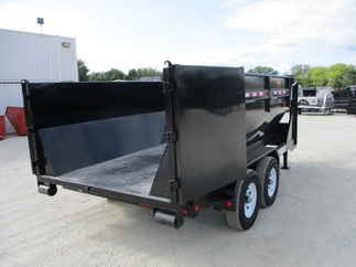 2018 PJ Trailer 83x14 DR Gooseneck Dump DRR1472BSSK-KD14083BK