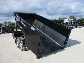 2018 PJ Trailer 83x14 DR Gooseneck Dump DRR1472BSSK-KD14083BK