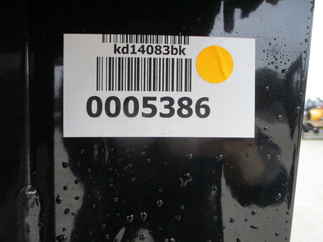 2018 PJ Trailer 83x14 KD Dump KD14083BK