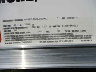2018 United 5x8  Enclosed Cargo XLV-58SA30-S