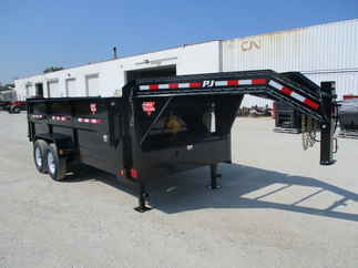 2018 PJ 83x16 DC Gooseneck Dump DCS1692BSSKCP-CY06-GV16-SW03