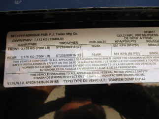 2018 PJ 83x14 DH Gooseneck Dump DHR1472BSSK05