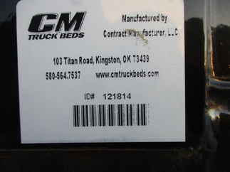AS IS CM 9.3 x 94 TM Truck Bed