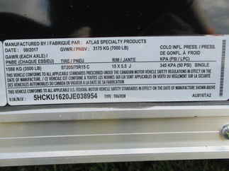 2018 Atlas 8x16  Enclosed Cargo AU816TA2-R