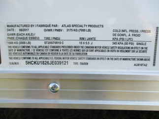 2018 Atlas 8x18  Enclosed Cargo AU818TA2-R