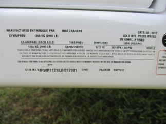 2018 Rice 76x12  Single Axle Utility RSP7612