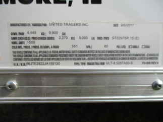 2018 United 8.5x28  Enclosed Car Hauler ULT-8.528TA50-S