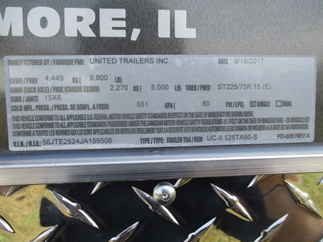 2018 United 8.5x25  Enclosed Car Hauler UC-8.525TA50-S