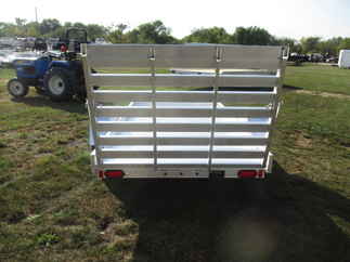 2018 Aluma 63x10  Aluminum Single Axle Utility 6310H