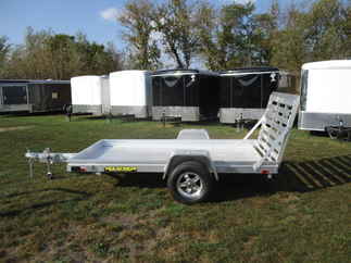 2018 Aluma 63x10  Aluminum Single Axle Utility 6310H