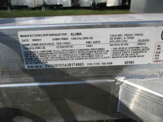 2018 Aluma 63x10  Aluminum Single Axle Utility 6310H