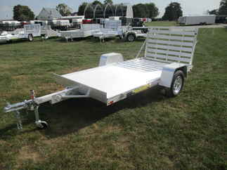 2018 Aluma 63x10  Aluminum Single Axle Utility 6310LW