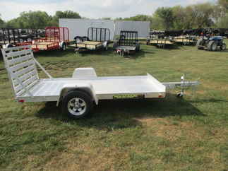 2018 Aluma 63x10  Aluminum Single Axle Utility 6310LW