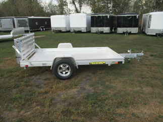 2018 Aluma 72x10  Aluminum Single Axle Utility 7210HBT