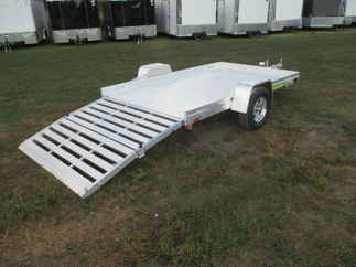 2018 Aluma 72x10  Aluminum Single Axle Utility 7210HBT