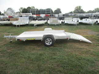 2018 Aluma 72x10  Aluminum Single Axle Utility 7210HBT