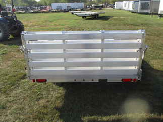 2018 Aluma 72x10  Aluminum Single Axle Utility 7210HBT