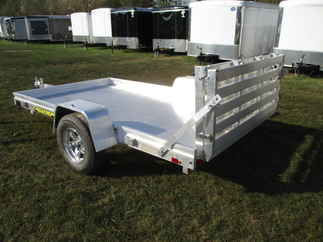 2018 Aluma 72x10  Aluminum Single Axle Utility 7210HBT