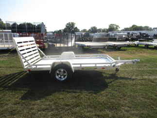 2018 Aluma 77x10  Aluminum Single Axle Utility 7710H