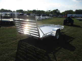 2018 Aluma 77x10  Aluminum Single Axle Utility 7710H