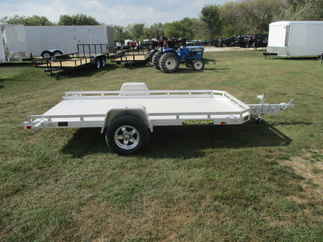 2018 Aluma 77x12  Aluminum Single Axle Utility 7712HTILT