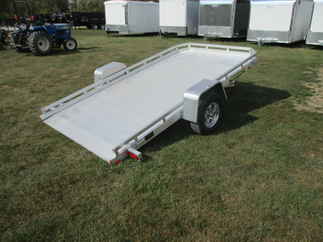 2018 Aluma 77x12  Aluminum Single Axle Utility 7712HTILT