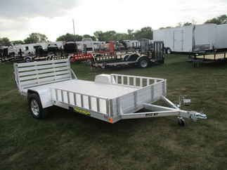 2018 Aluma 81x12  Aluminum Single Axle Utility 8112BT