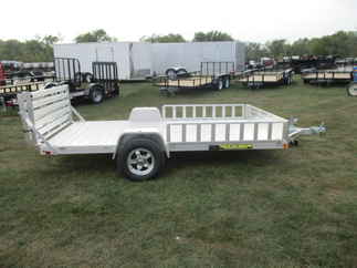 2018 Aluma 81x12  Aluminum Single Axle Utility 8112BT
