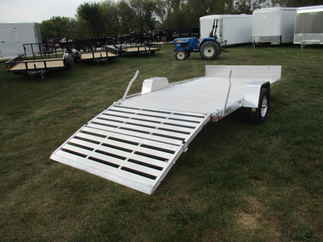 2018 Aluma 81x12  Aluminum Single Axle Utility 8112BT
