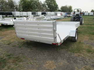 2018 Aluma 81x14  Aluminum Single Axle Utility 8114BT