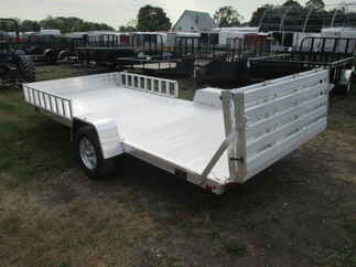 2018 Aluma 81x14  Aluminum Single Axle Utility 8114BT