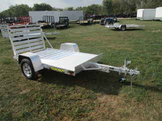 2018 Aluma 54x8  Aluminum Single Axle Utility 548
