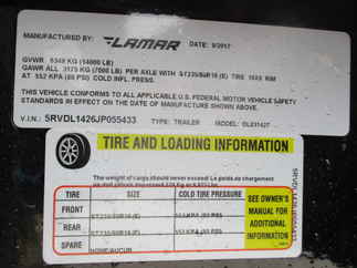 2018 Lamar 83x14  Dump DL831427