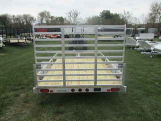2017 Chilton 72x10  Aluminum Single Axle Utility UT7222-10AR