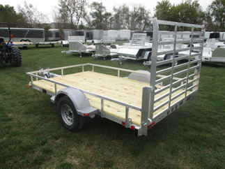 2017 Chilton 72x10  Aluminum Single Axle Utility UT7222-10AR