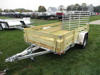 2017 Chilton 72x10  Aluminum Single Axle Utility UT7230-10AR