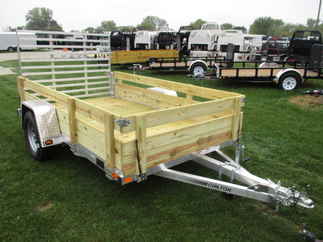 2017 Chilton 72x10  Aluminum Single Axle Utility UT7230-10AR