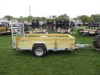 2017 Chilton 72x10  Aluminum Single Axle Utility UT7230-10AR