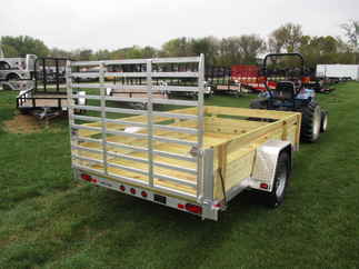 2017 Chilton 72x10  Aluminum Single Axle Utility UT7230-10AR