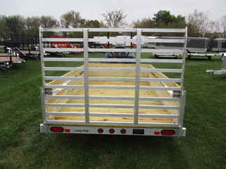 2017 Chilton 72x10  Aluminum Single Axle Utility UT7230-10AR