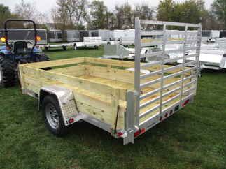 2017 Chilton 72x10  Aluminum Single Axle Utility UT7230-10AR