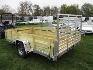 2017 Chilton 82x12  Aluminum Single Axle Utility UT8230-12AR