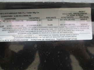 2018 PJ 83x14 D7 Dump D7A1472BSSK3