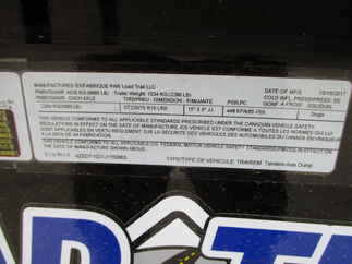 2018 Load Trail 60x10  Dump DT6010052