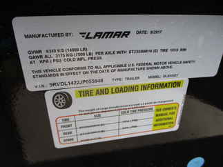 2018 Lamar 83x14  Dump DL831472.2